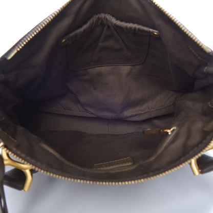Chloe Calfskin Medium Marcie Satchel Anchor Grey 5 of 9