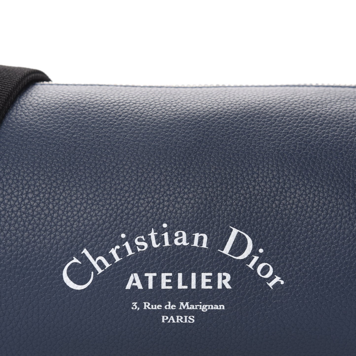 HOMME Grained Calfskin Mens Roller Pouch Blue