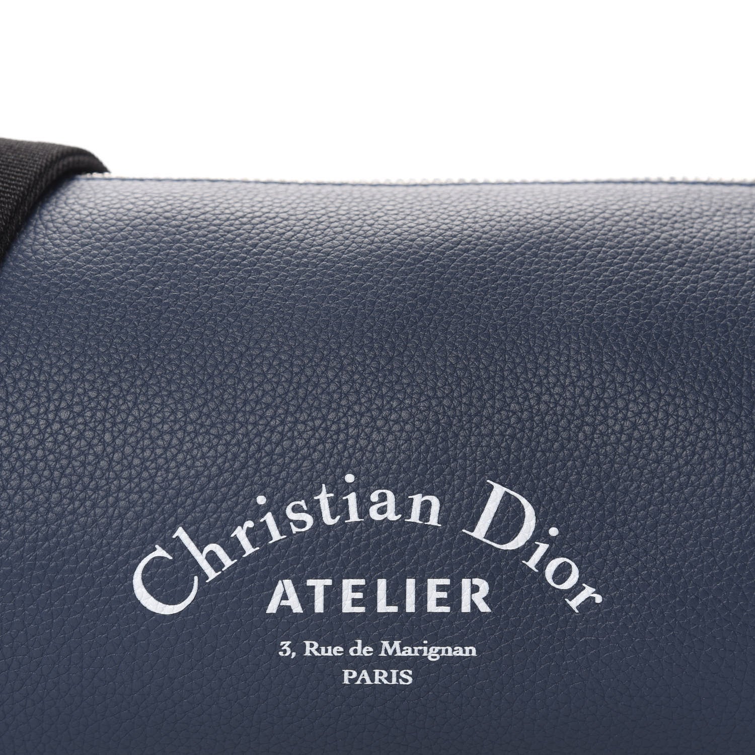 Christian Dior HOMME Grained Calfskin Mens Roller Pouch Blue 11 of 11