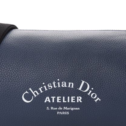 Christian Dior HOMME Grained Calfskin Mens Roller Pouch Blue 11 of 11