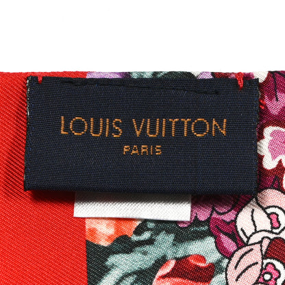 Louis Vuitton Silk Louis In The Garden Bandeau Fuchsia 3 of 3