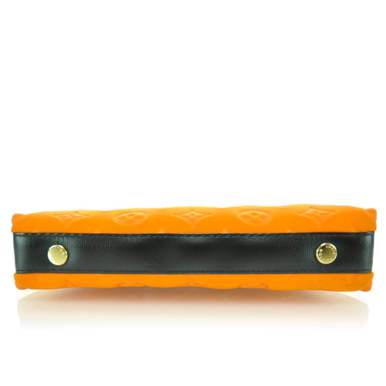 Louis Vuitton Monogram Scuba Clutch Pochette Orange 5 of 11