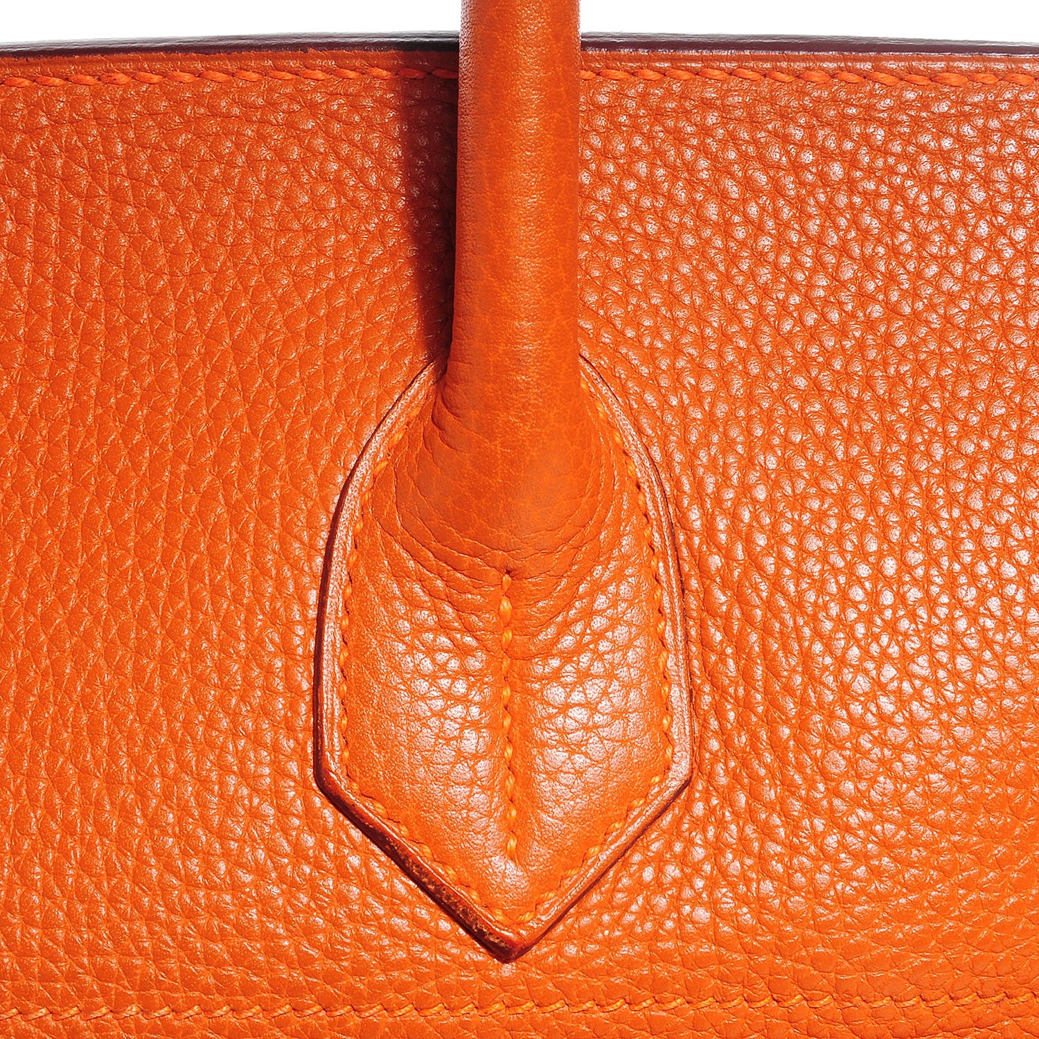 Hermes Taurillon Clemence JPG Birkin 42 Orange 8 of 17