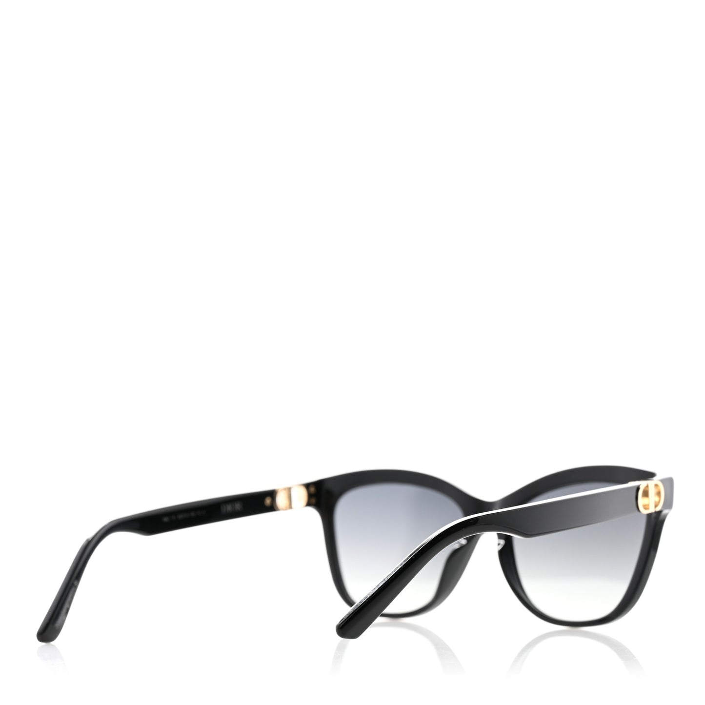 Acetate Butterfly 30 Montaigne Mini Sunglasses Black