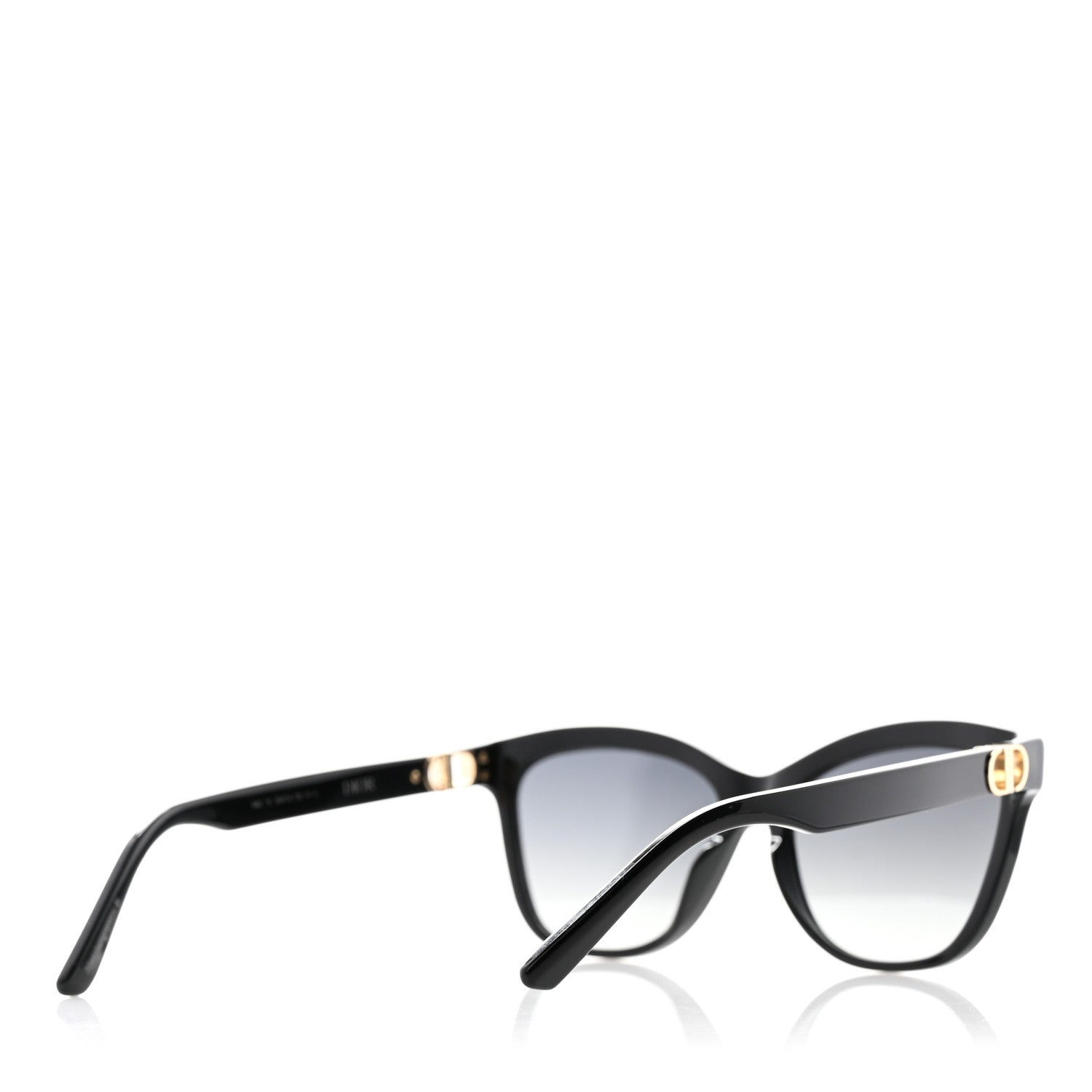 Christian Dior Acetate Butterfly 30 Montaigne Mini Sunglasses Black 4 of 9