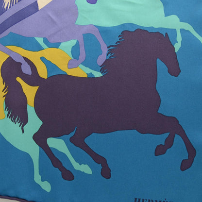 Hermes Silk Ex Libris En Camouflage Scarf 90 1 of 7