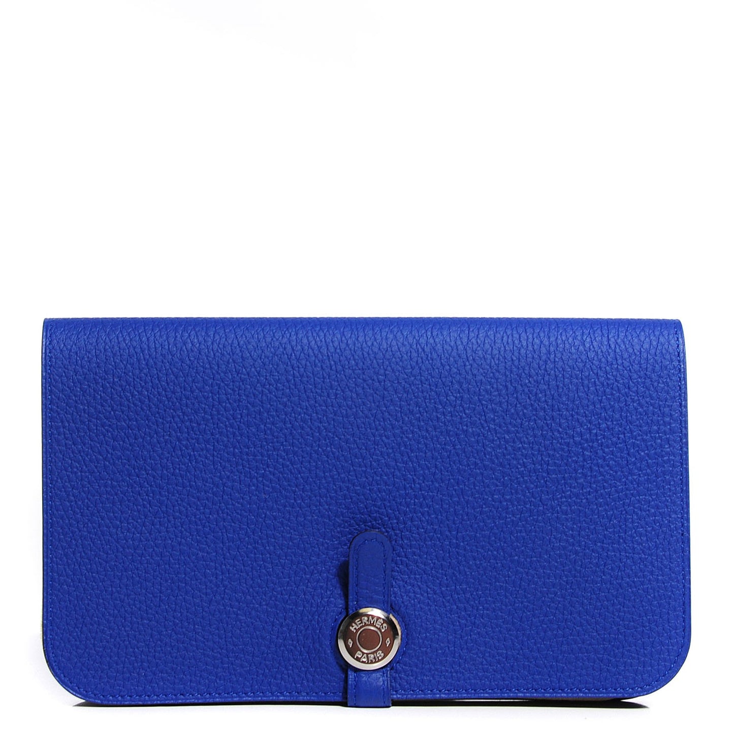 Togo Dogon Duo Wallet Bleu Electrique