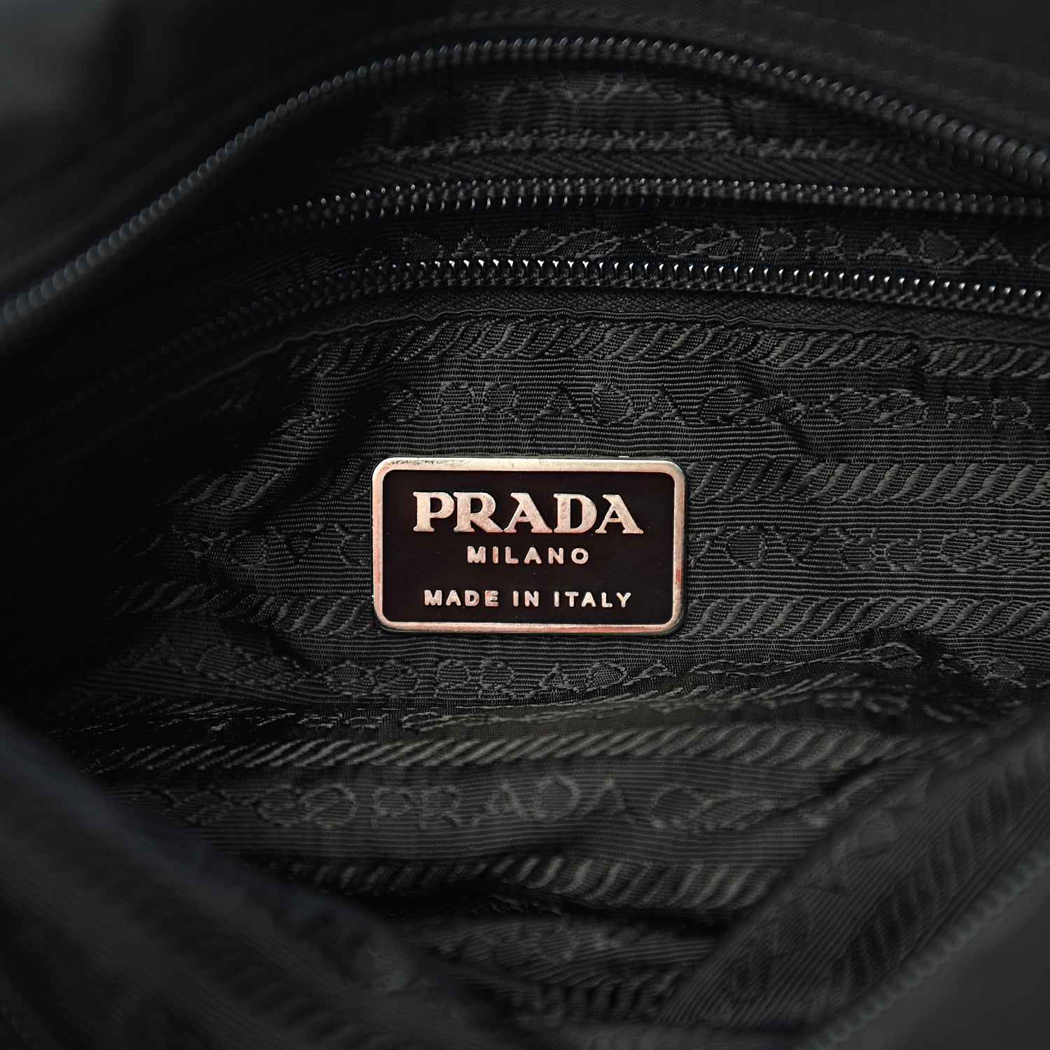 Prada Nylon Vela Sport Messenger Bag Black 5 of 9