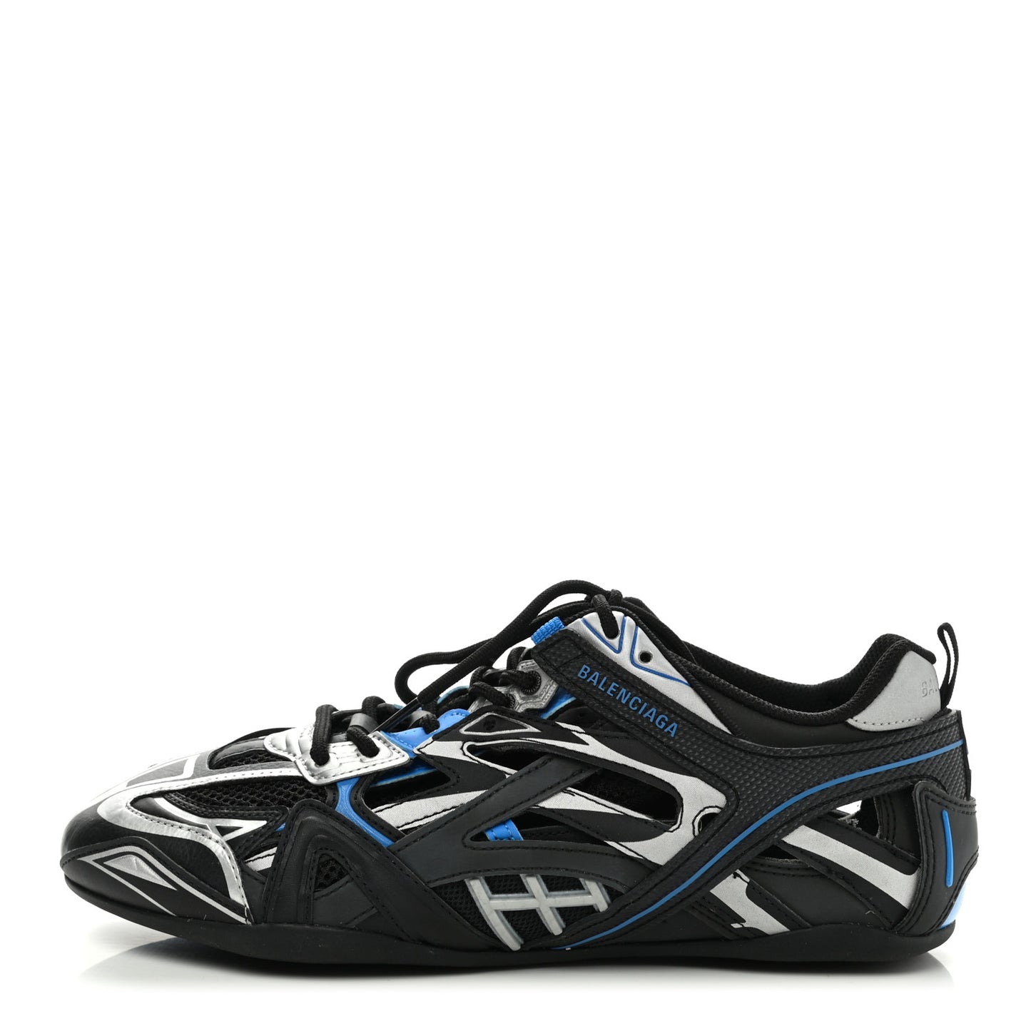 Mesh Rubber Mens Drive Sneakers 41 Blue Black