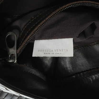 Bottega Veneta Nappa Intrecciato VN Flat Messenger Bag Ebano 7 of 8