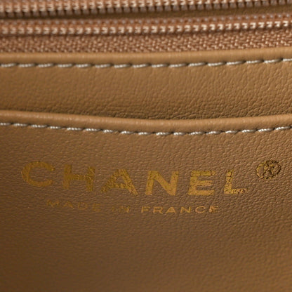 Chanel Caviar Quilted 31 Rue Cambon Mini Top Handle Flap Dark Beige 6 of 10