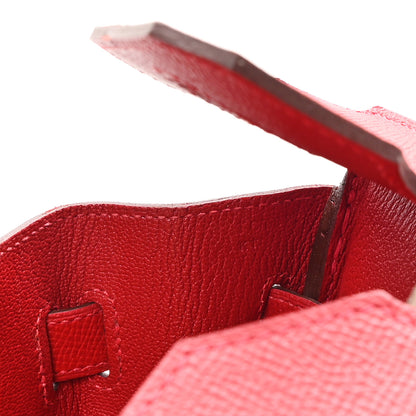 Hermes Epsom BIRKIN 30 Rouge Casaque 7 of 10