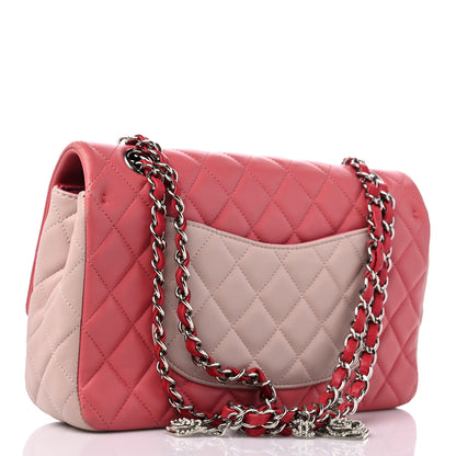 Chanel Lambskin Quilted Tri-Color Medium Valentine Charms Single Flap Pink 3 of 14