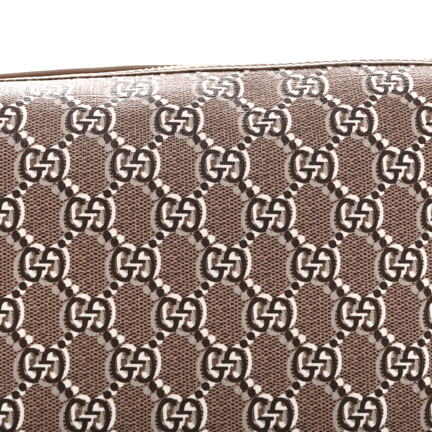 GG Shadow Monogram Super Mini Ophidia Shoulder Bag Taupe