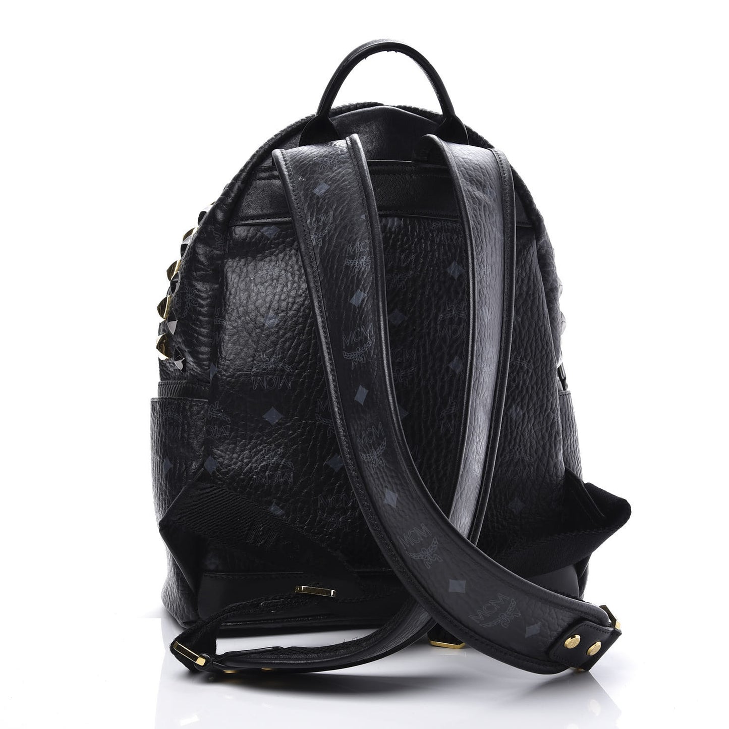 Visetos Studded Small Stark Brock Backpack Black