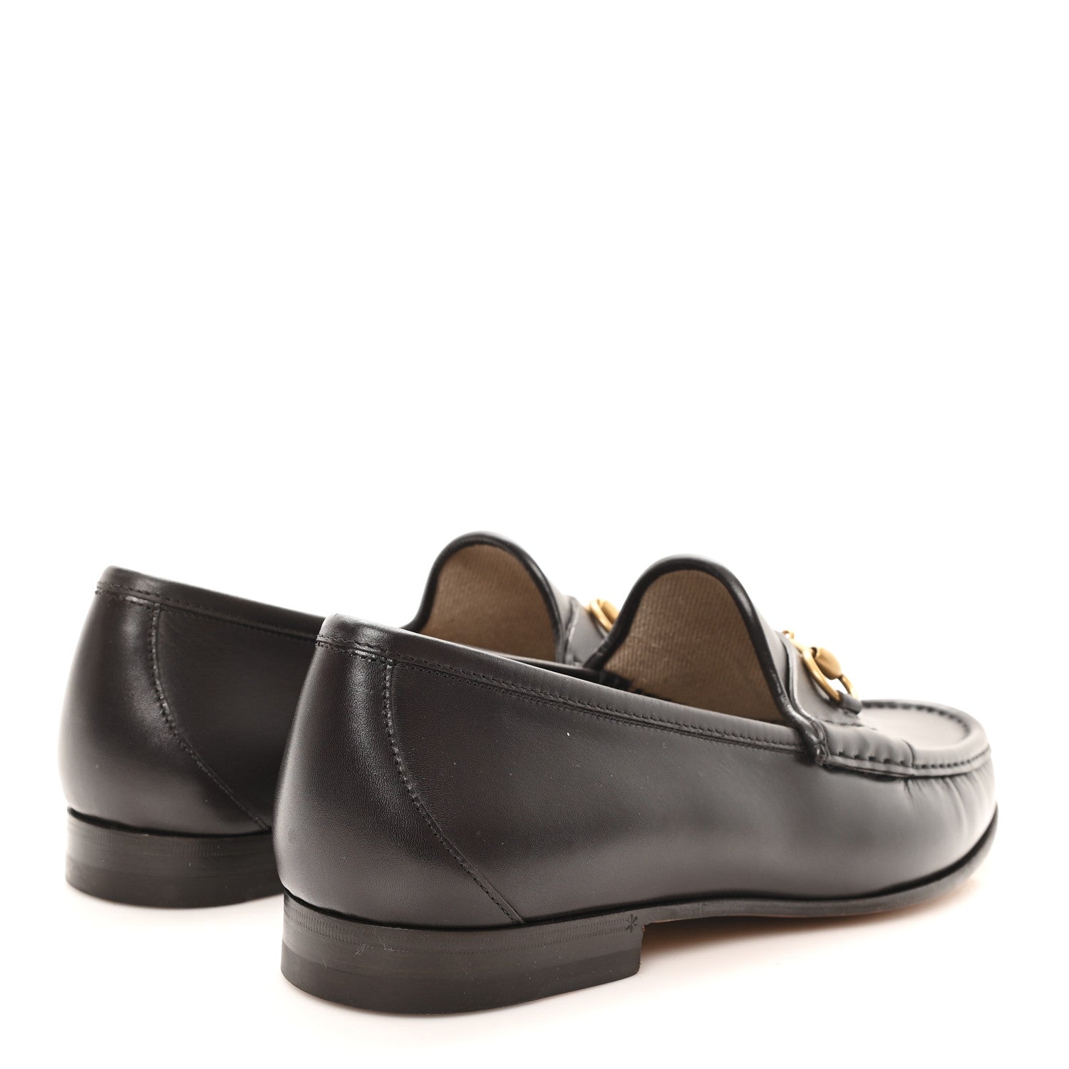 Gucci Betis Glamour Calfskin Mens 1953 Horsebit Loafers 12 Brown 5 of 9
