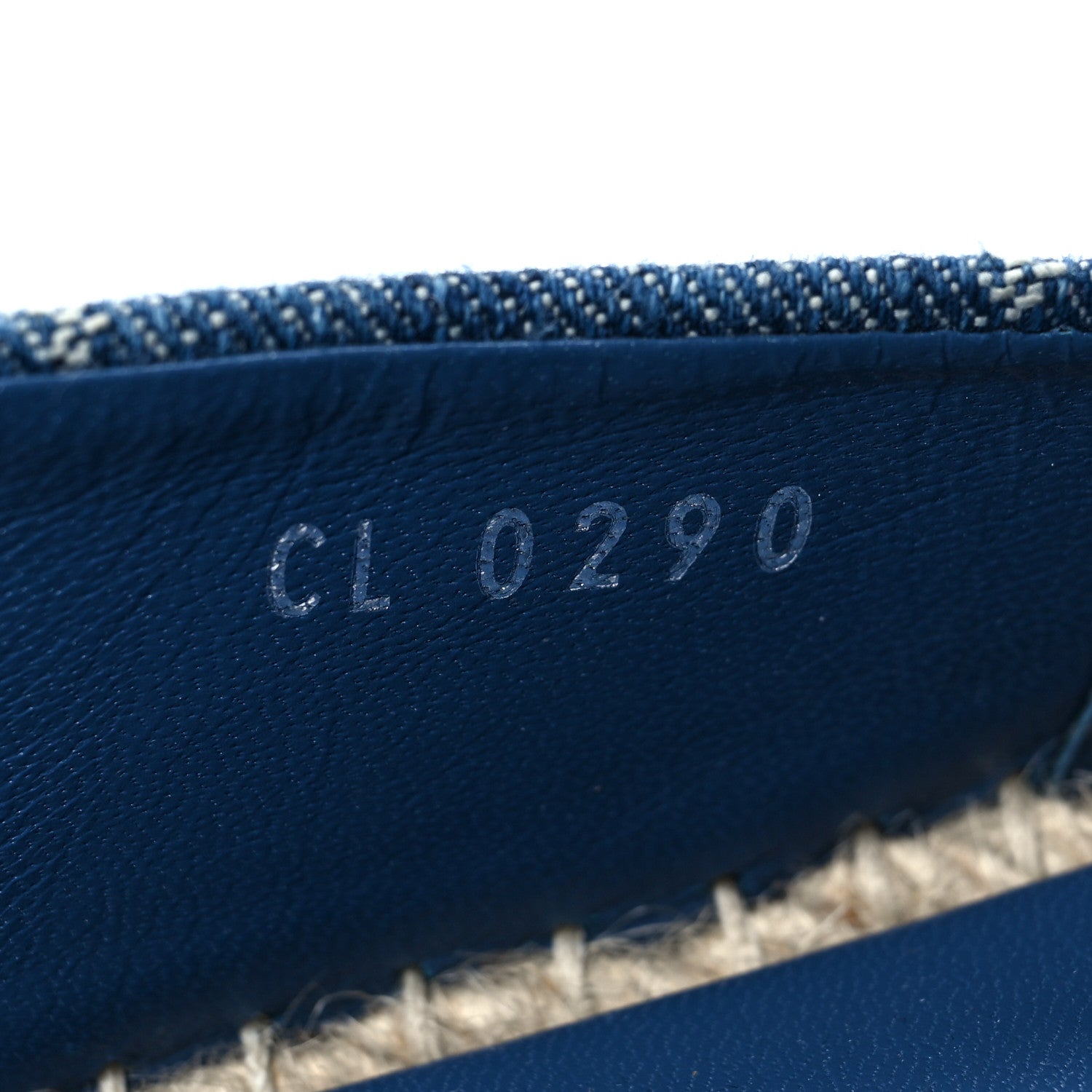 Louis Vuitton Monogram Denim Starboard Espadrille Flats 38.5 Blue 8 of 8
