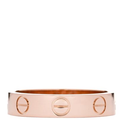 Cartier 18K Pink Gold 3.5mm LOVE Wedding Band Ring 47 4 1 of 4