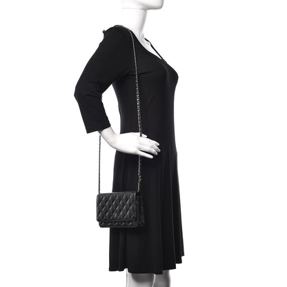 Chanel Caviar Quilted Wallet On Chain WOC Black 2 of 10