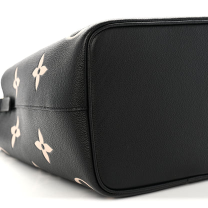 Louis Vuitton Empreinte Monogram Giant Neonoe MM Black Beige 8 of 9