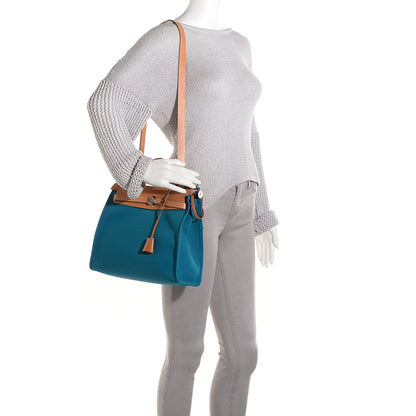 Hermes Toile Herbag Zip PM 31 Bleu Izmir 2 of 17