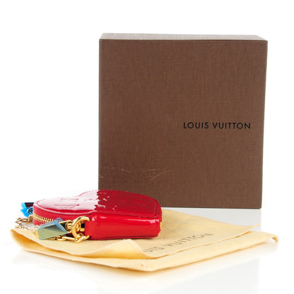 Louis Vuitton Vernis Coeur Heart Coin Purse Pomme D'Amour 4 of 8