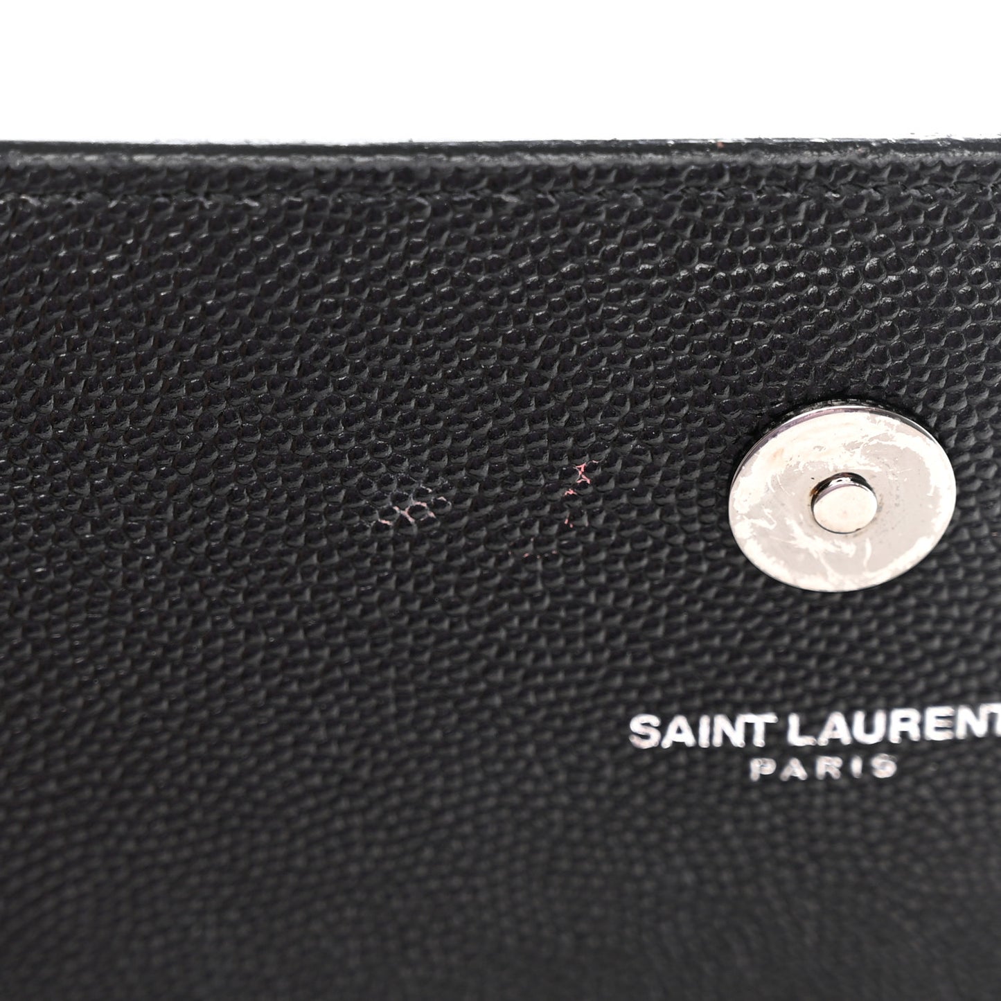 Grain De Poudre Monogram Cassandre Clutch Black
