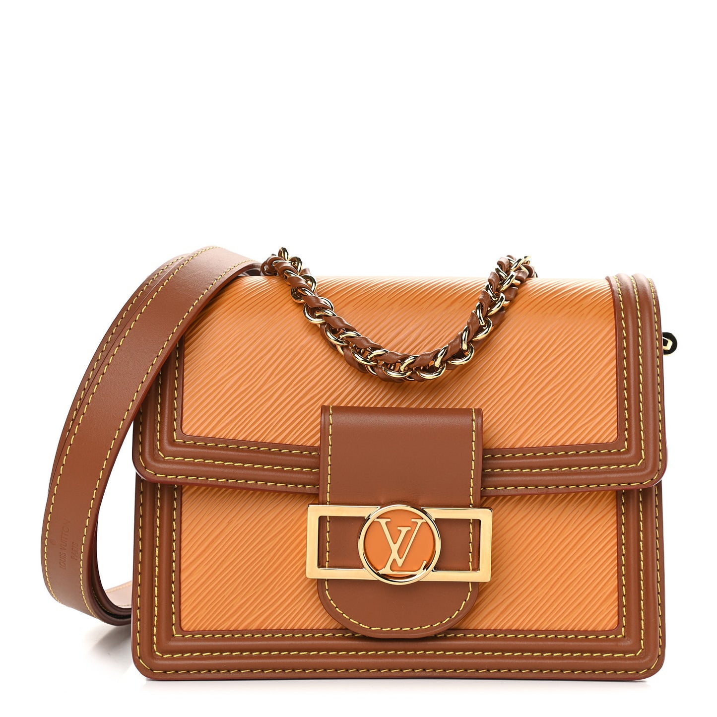 Epi Dauphine Mini Mandarin Brown