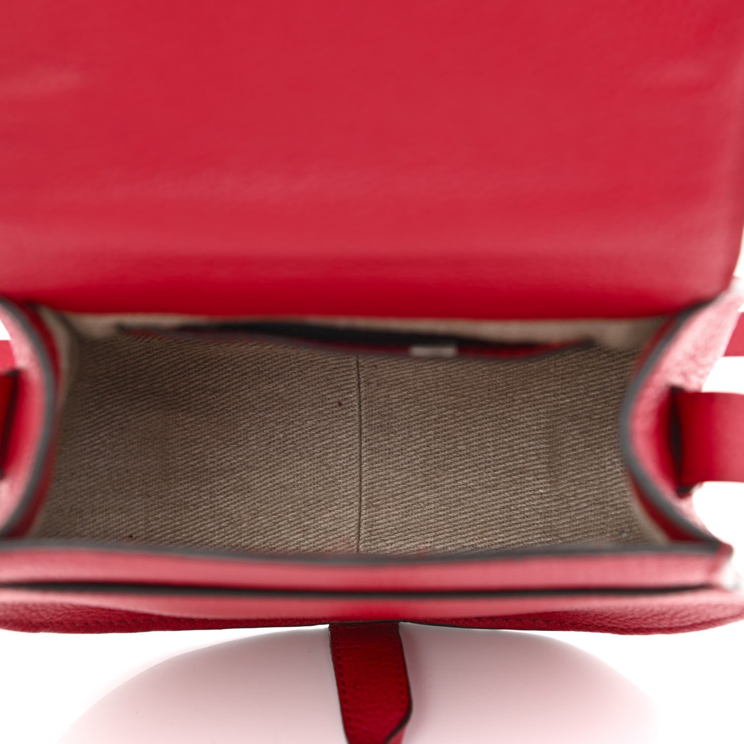 Chloe Calfskin Mini Marcie Round Crossbody Bag Red 5 of 10