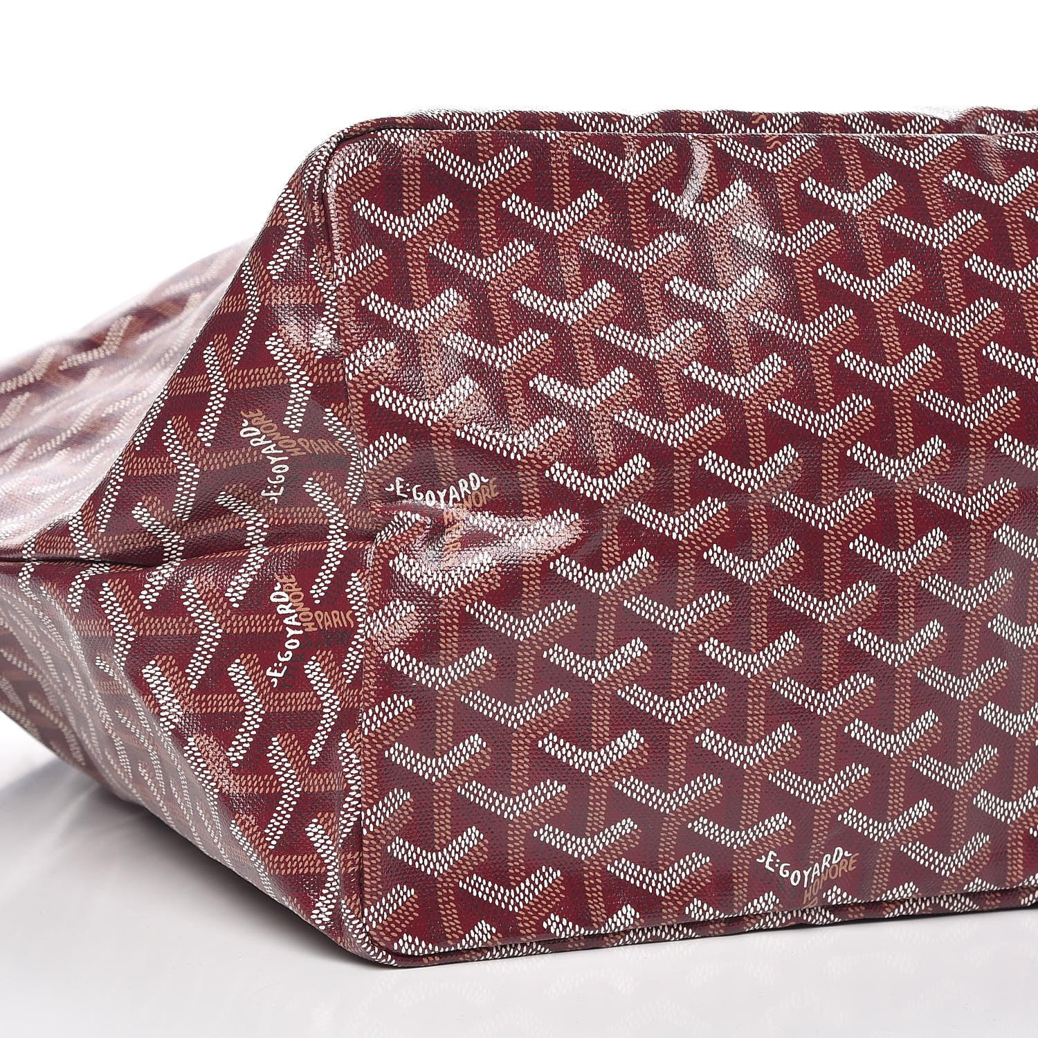 Goyard Goyardine Saint Louis GM Burgundy 10 of 11