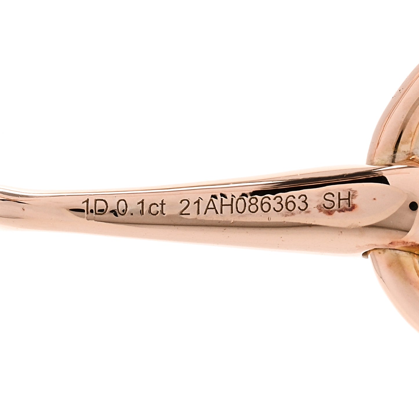 18K Rose Gold Diamond TPM Filet d'Or Necklace SH