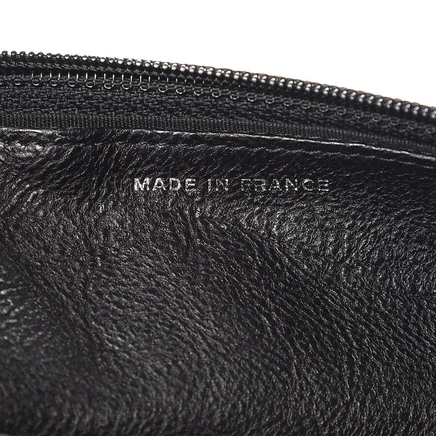 Calfskin Quilted Chain Around Boy Wallet On Chain WOC Black