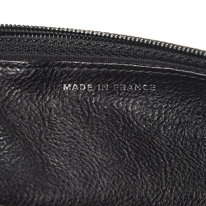 Chanel Calfskin Quilted Chain Around Boy Wallet On Chain WOC Black 6 of 10