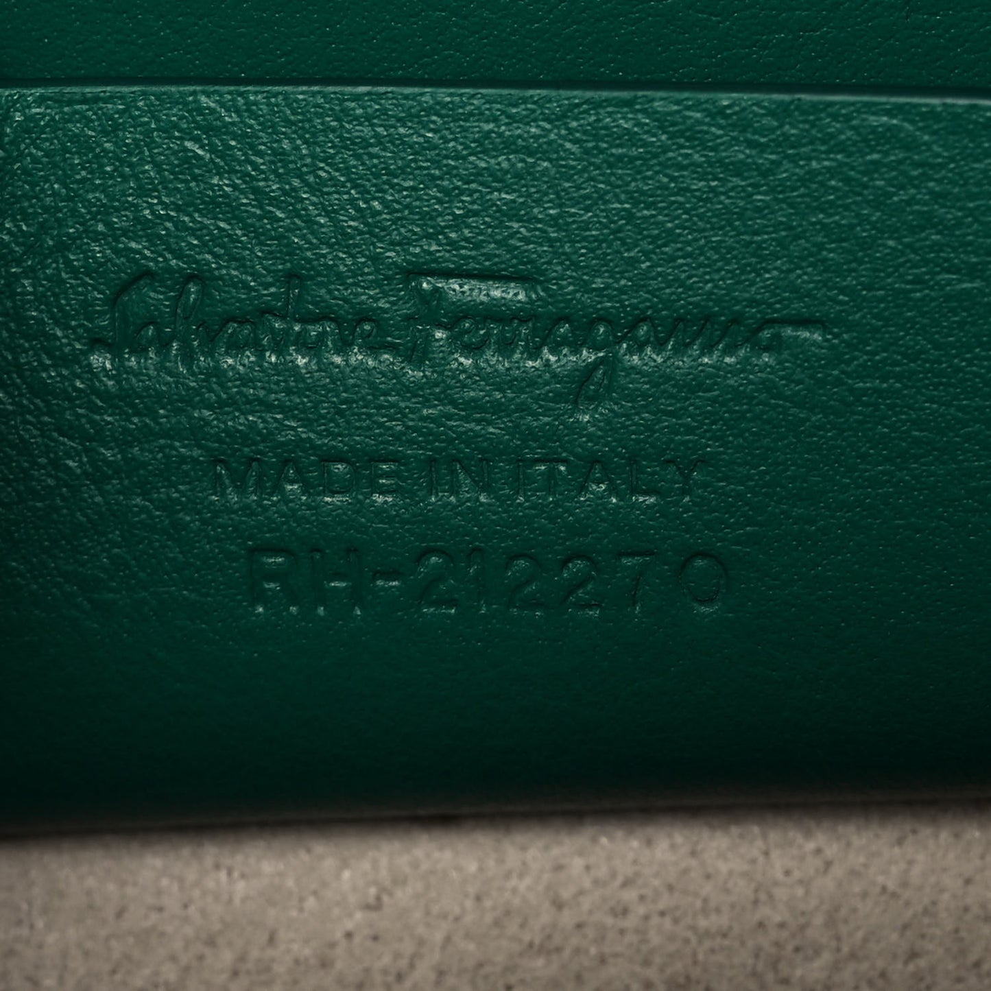 Crocodile Gancini 2-Way Top Handle Bag Verde