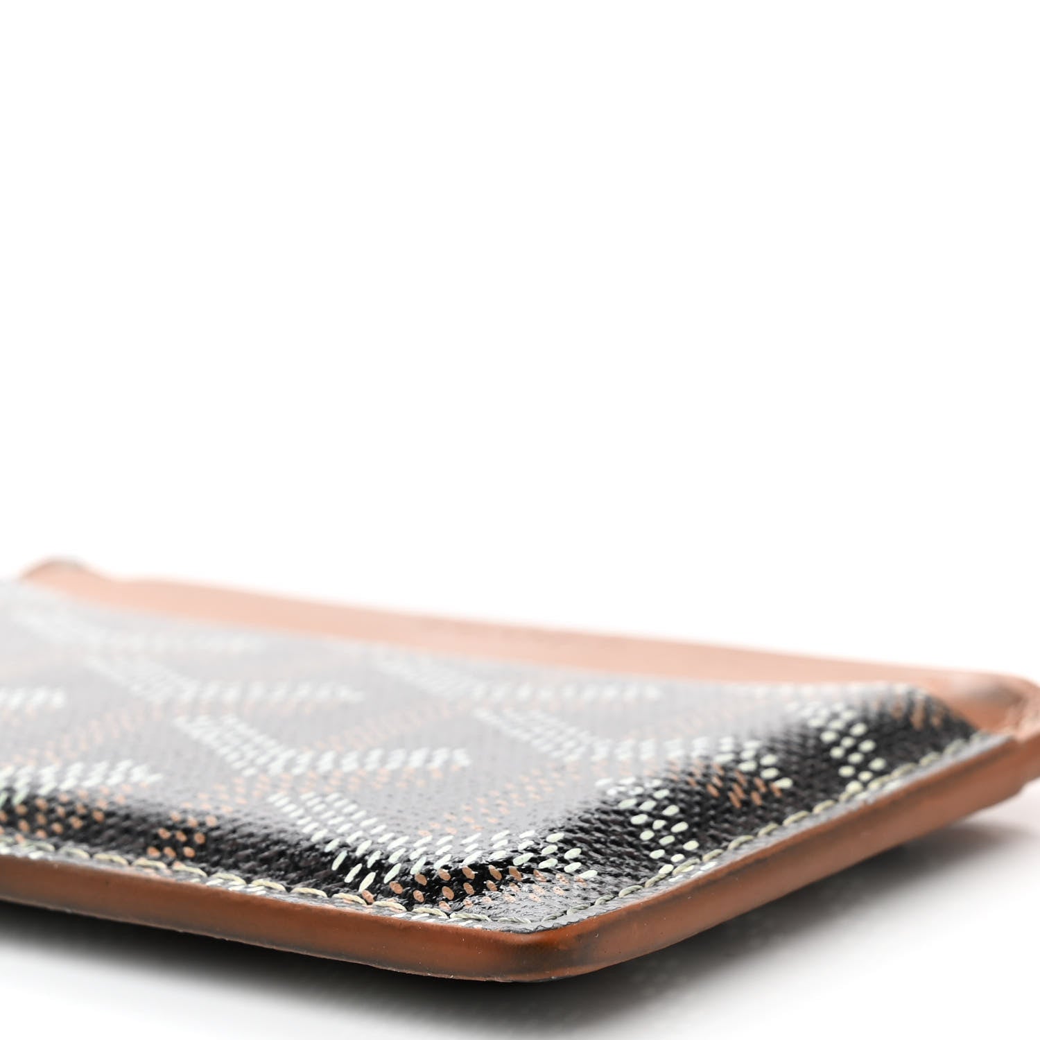Goyard Goyardine Saint Sulpice Card Holder Black Gold 9 of 14