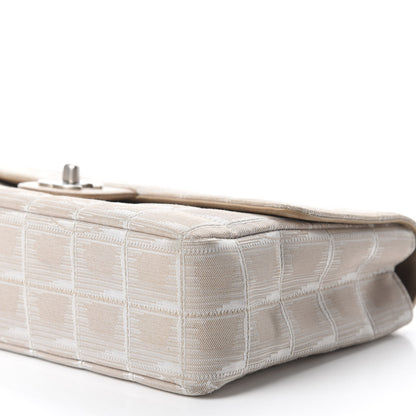 Chanel Nylon Medium Travel Flap Light Beige 7 of 17