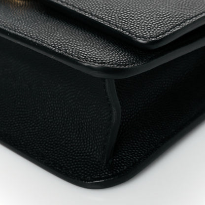 Burberry Grained Calfskin Mini TB Bag Black 9 of 9