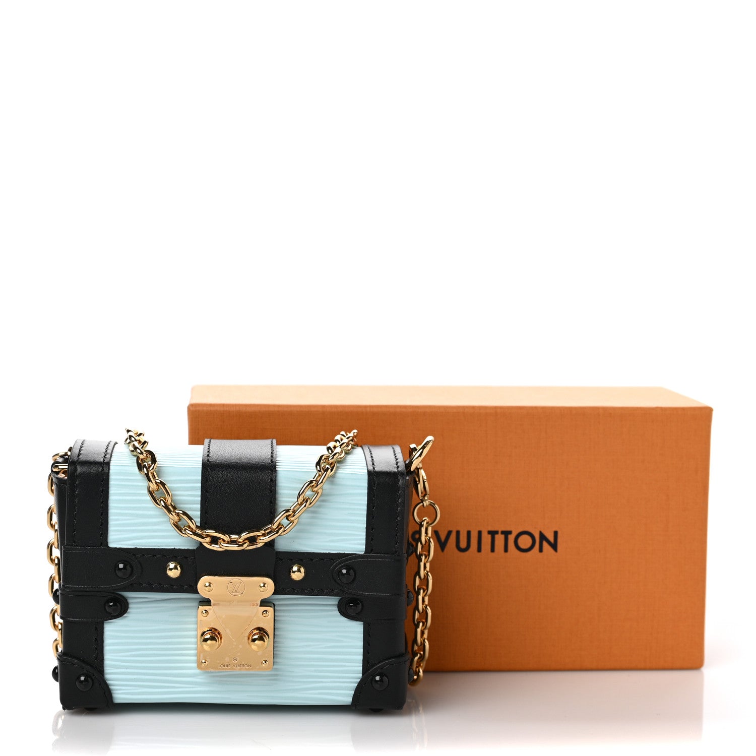 Louis Vuitton Epi Essential Trunk NM Light Blue 9 of 9