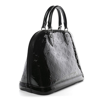 Louis Vuitton Vernis Alma PM Noir Magnetique 3 of 10