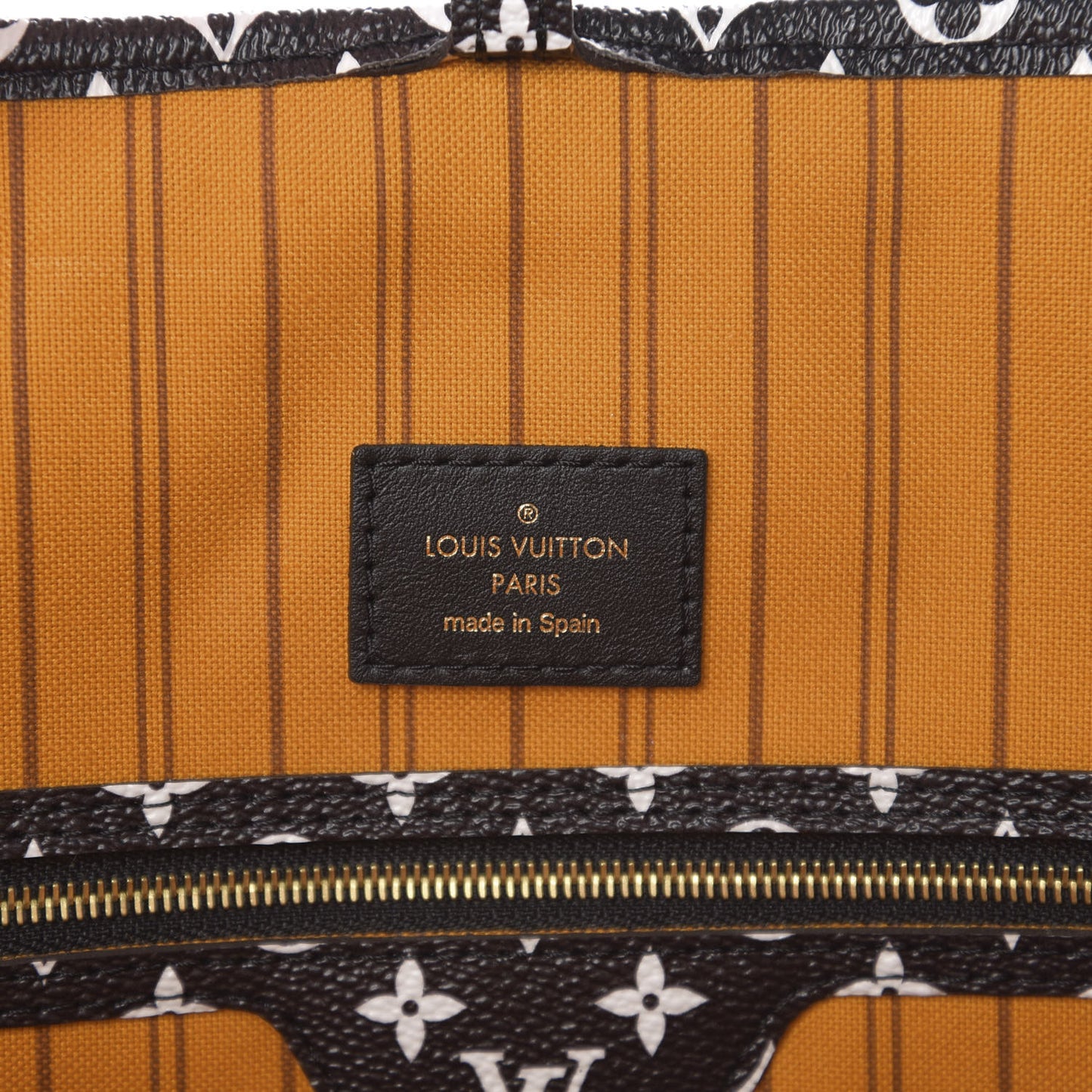 Monogram Giant Jungle Neverfull MM Black