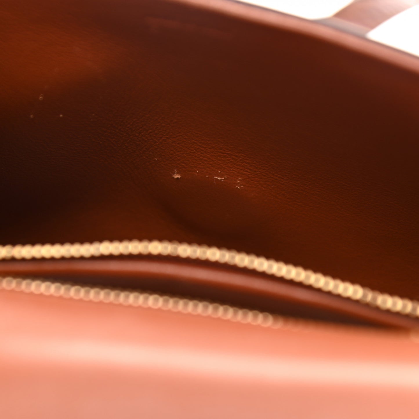 Calfskin Crocodile Embossed Medium Tassel Bag Tan