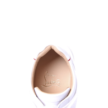 Christian Louboutin Calfskin Elastikid Donna Flat Sneakers 35 Bianco 7 of 9