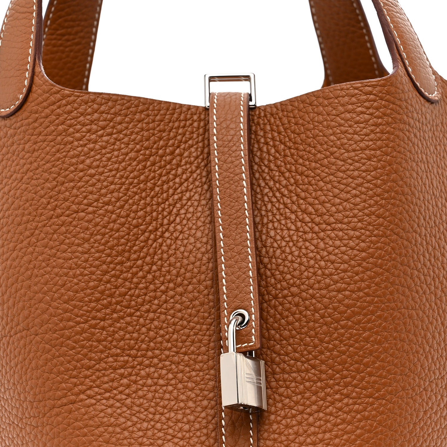 Hermes Taurillon Clemence Picotin Lock 22 MM Gold 1848094
