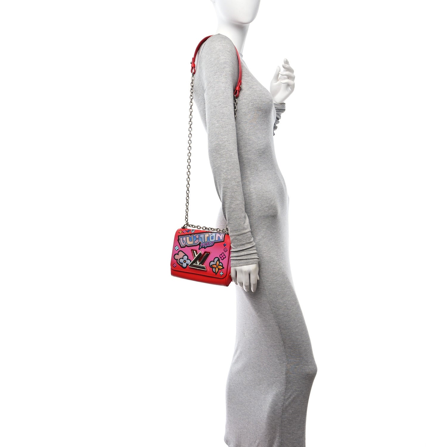 Louis Vuitton Epi Kawai Blossom Twist Shoulder Bag Coquelicot 2 of 11