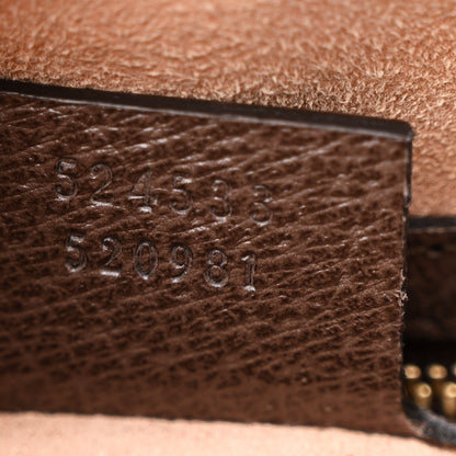 Gucci GG Supreme Monogram Web Medium Ophidia Top Handle Dome Bag Brown 7 of 13