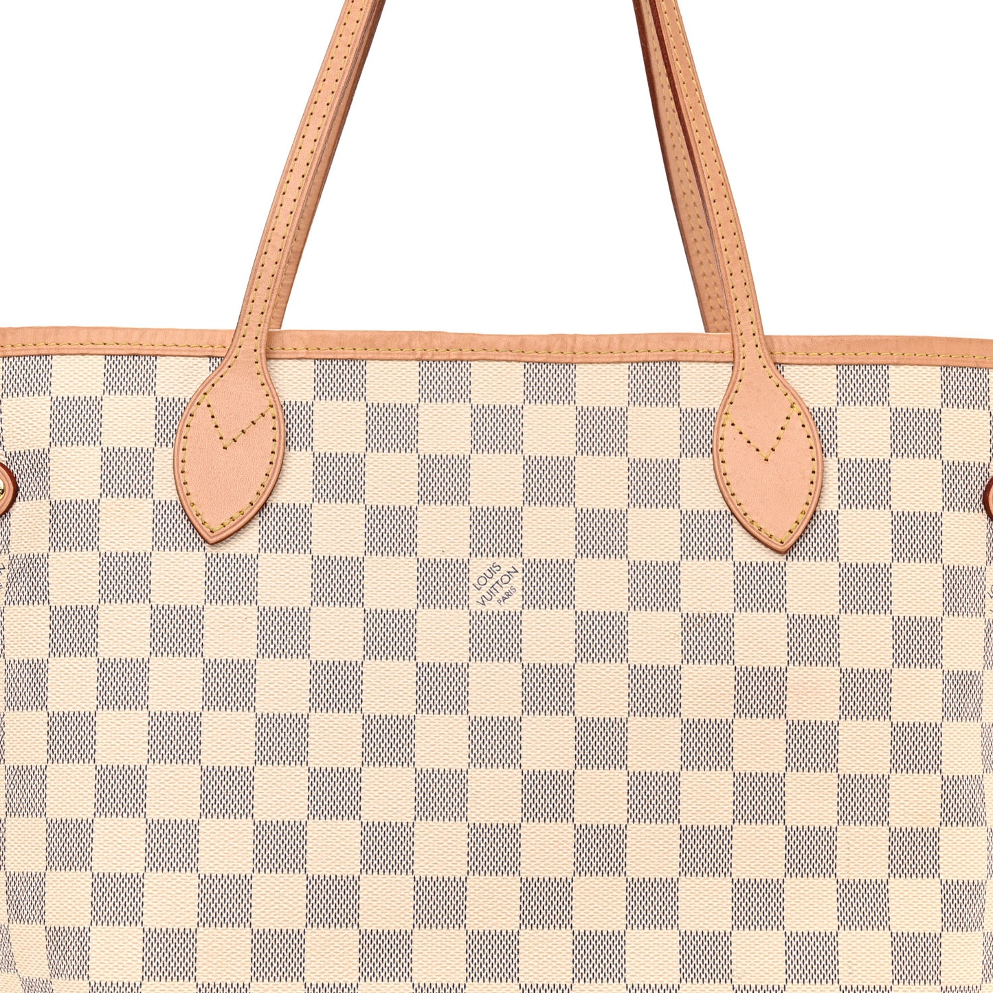 Damier Azur Neo Neverfull MM Rose Ballerine
