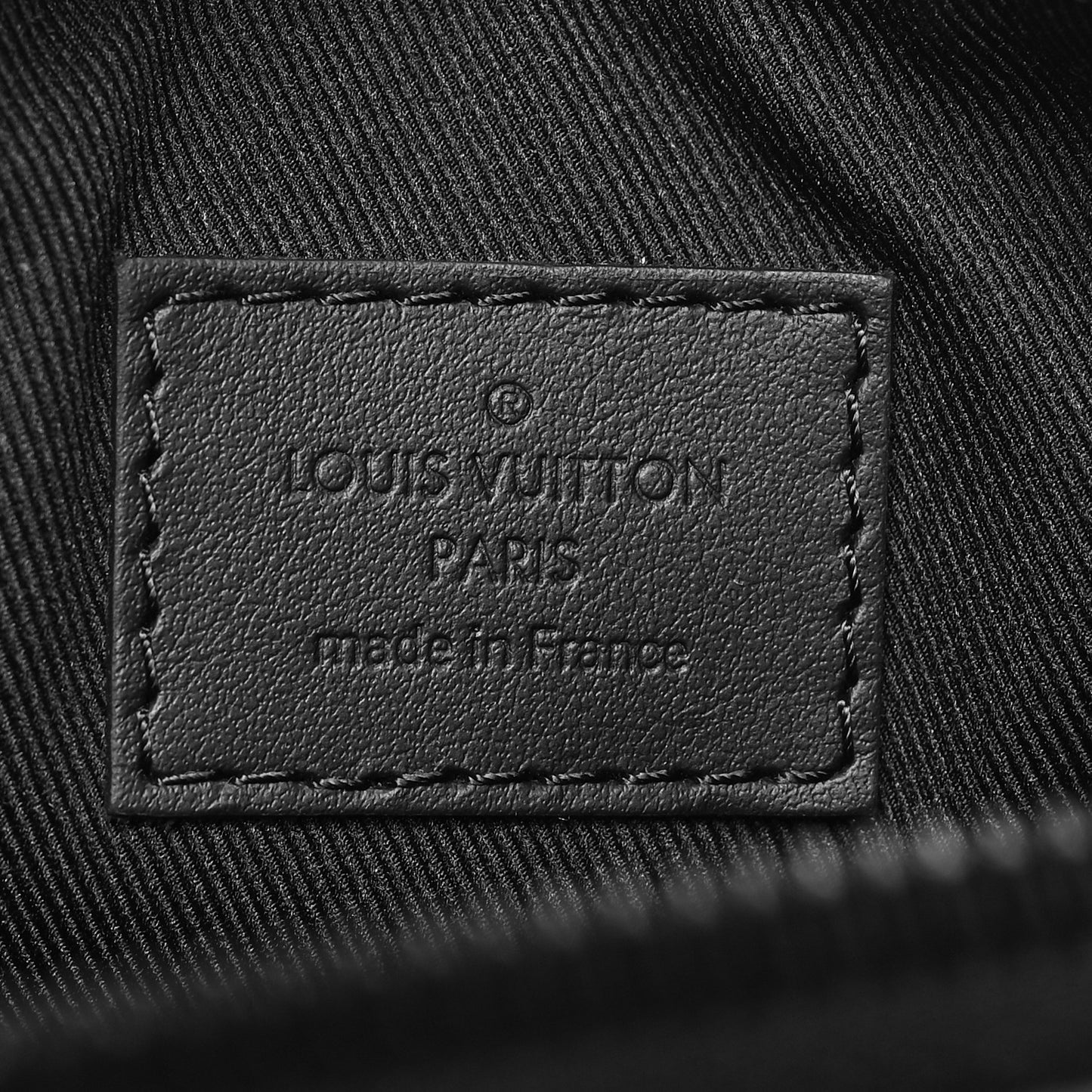 Grained Calfskin Aerogram Keepall XS Black