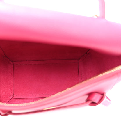 Celine Grained Calfskin Nano Belt Bag Raspberry 5 of 11