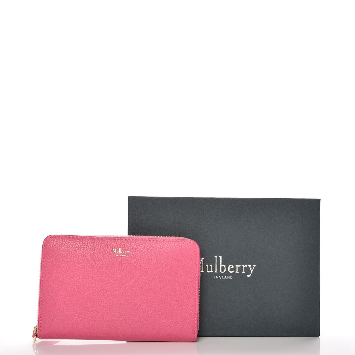 Small Classic Grain Medium Zip Around Wallet Candy
