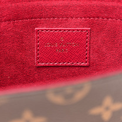 Louis Vuitton Monogram Pochette Felicie Chain Wallet Fuchsia 7 of 11